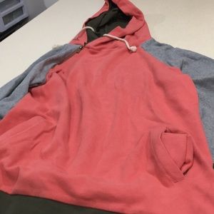 Double hooded sweatshirt